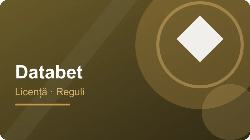 Databet – KYC, AML și alte prescurtări la Databet Casino KYC, AML și alte prescurtări la Databet Casino – ilustrație pentru secțiunea Databet